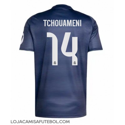 Camisa de Futebol Real Madrid Aurelien Tchouameni #14 Equipamento Secundário 2025-26 Manga Curta Camisa de Futebol Real Madrid Aurelien Tchouameni #14 Equipamento Secundário 2025-26 Manga Curta